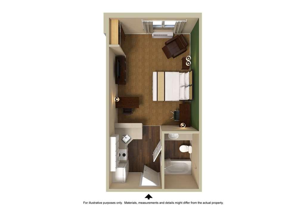 Extended Stay America Suites - Savannah - Midtown Rom bilde